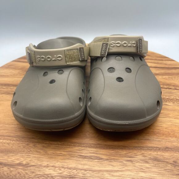 Crocs Ace Boating Clogs Mens Size 9 Green Comfort Casual Shoes main image 4